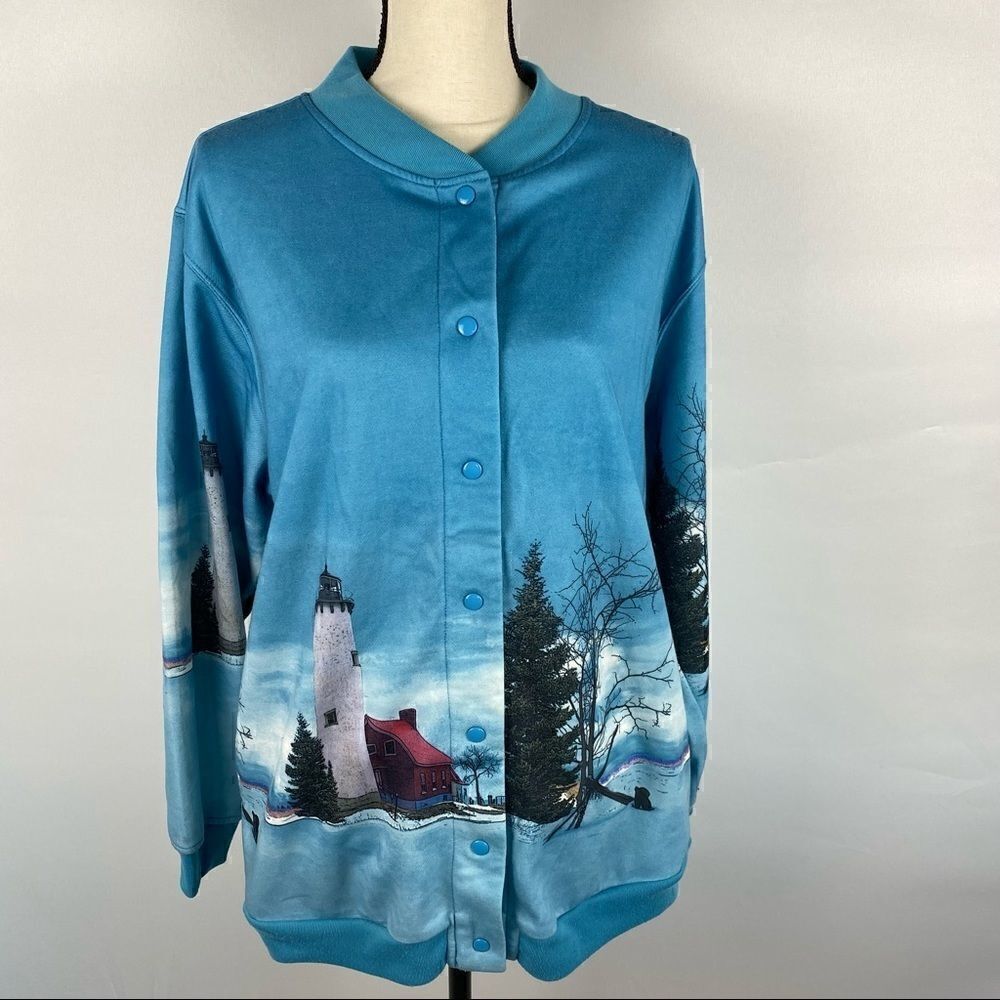 Blair Winter Island Long Sleeve Sweater size Med